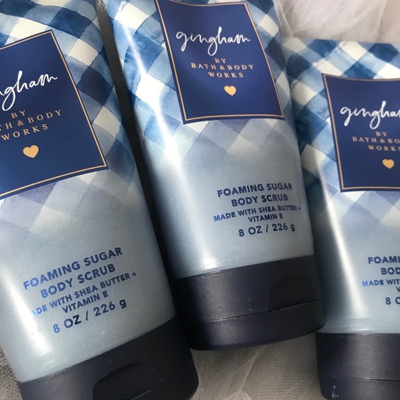 🔸Set of 3 Gingham by B&BW Foaming Body Scrub - Picture 2 of 5